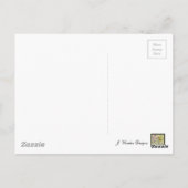 Het Man van Boogie gaat je halen. Briefkaart (Achterkant)