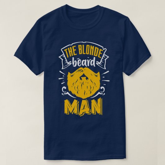 Het Man van de Blonde Beard Bearded Mannen Beards T-shirt (Design voorkant)