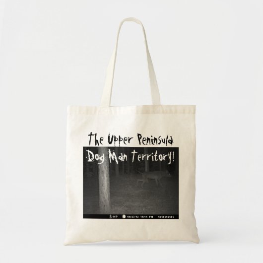 Het Man van de Dog ~ Black Shuck Game Cam U.P. dra Tote Bag (Voorkant)
