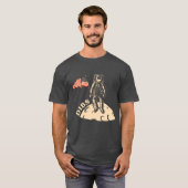 Het Man van de Dui in de Moon Mannen T-shirt (Voorkant volledig)