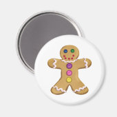 Het Man van de gember Magneet (Voorkant / Achterkant)