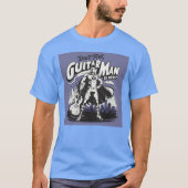 Het man van de gitaar is hier t-shirt (Voorkant)