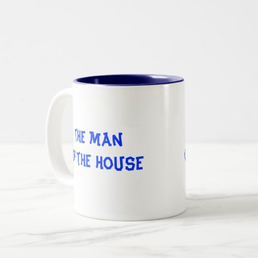 Het Man van de House Coffee Mok (Voorkant links)