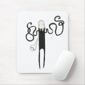 Het Man van de milder maar niet zo eng Muismat (Met muis)