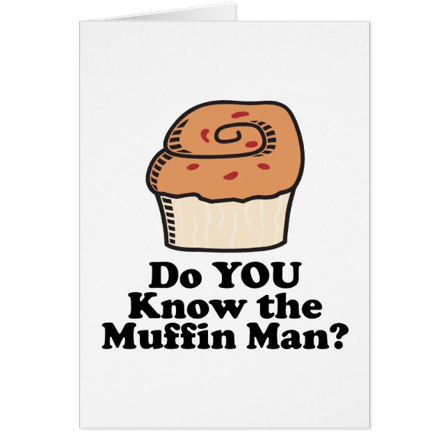 het man van de muffin (Voorkant)