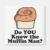 het man van de muffin magneet (Voorkant)