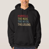 Het Man van de Myth de Legend Funny Hoodie (Voorkant)