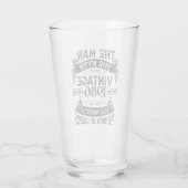 Het Man van de Myth  Edition Glass Cup Glas (Achterkant)