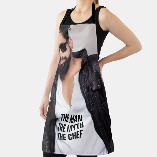Het Man van de Myth the Chef Foto Schort (Insitu)