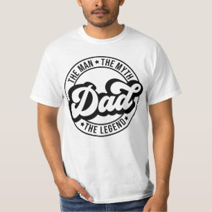 Het man van de mythe van de legende vader vader va t-shirt
