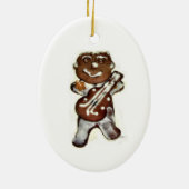 Het man van de Peperkoek Keramisch Ornament (Achterkant)