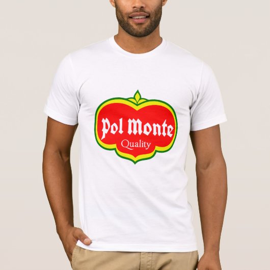 Het Man van de poolMonte T-shirt (Voorkant)