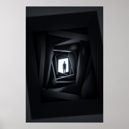 Het Man van de Schaduw Poster (Voorkant)