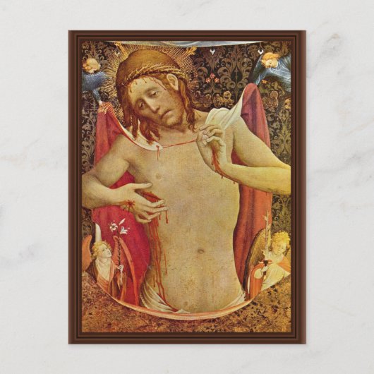 Het Man van de sorrijen van Meister Francke (beste Briefkaart (Voorkant)