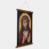 Het Man van de Sorrows Tapestry Hangend Wandkleed (Gebogen)
