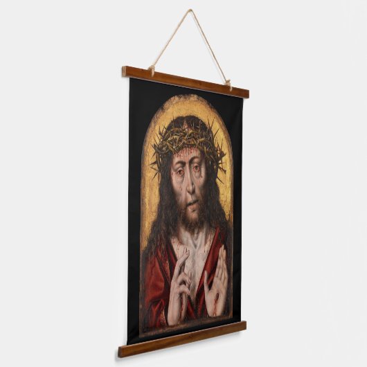 Het Man van de Sorrows Tapestry Hangend Wandkleed (Gebogen)