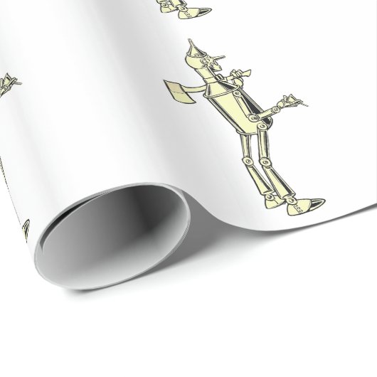 Het Man van de Tin -  Illustratie Cadeaupapier (Rol Hoek)