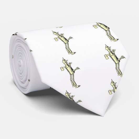 Het Man van de Tin -  Illustratie Stropdas (Opgerold)