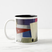 Het Man van de Zetel, of de Architect Tweekleurige Koffiemok (Links)