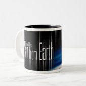 Het Man van Earth Designer Koffie-Mok Tweekleurige Koffiemok (Voorkant links)