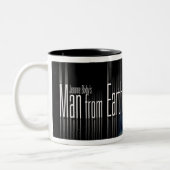 Het Man van Earth Designer Koffie-Mok Tweekleurige Koffiemok (Links)