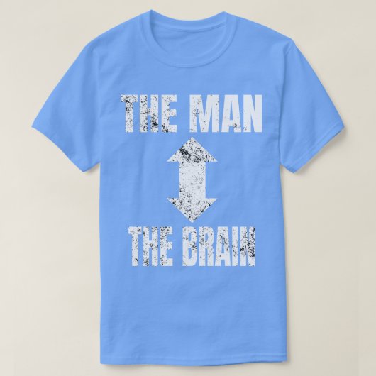 Het Man van het brein T-shirt (Design voorkant)