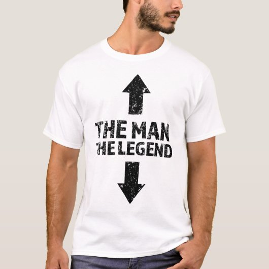 Het Man van het Legend mannen shirt (Voorkant)
