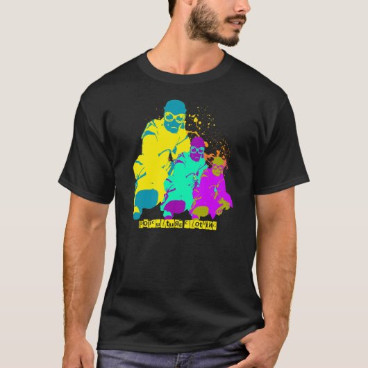 Het Man van het Masker van het masker - uit geslag T-shirt (Voorkant)