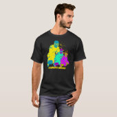 Het Man van het Masker van het masker - uit geslag T-shirt (Voorkant volledig)