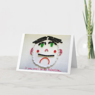 Het Man van het snoep gaat de Kaart van Valentijn
