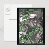 Het Man van Krypton Briefkaart (Voorkant / Achterkant)