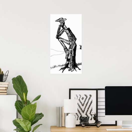 Het man van La Mancha Poster (Thuiskantoor)