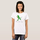 Het Man van Lizard is Frans. (Dames) T-shirt (Voorkant volledig)
