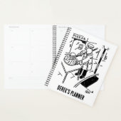 Het Man van Lollipop Slict een Planner van Pizza (Display)