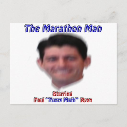 Het Man van Marathon Briefkaart (Voorkant)