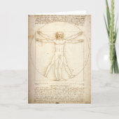 Het Man van Vitruvian Kaart (Voorkant)