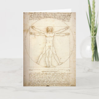 Het Man van Vitruvian Kaart