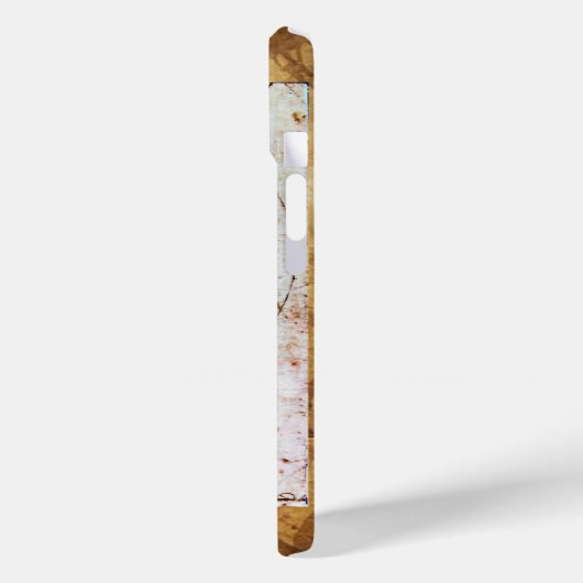 Het MAN VITRUVIAN, Antiek bruin perkament Case-Mate iPhone Case (Achterkant / Links)