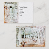 Het MAN VITRUVIAN, Witboek Visitekaartje (Voorkant / Achterkant)