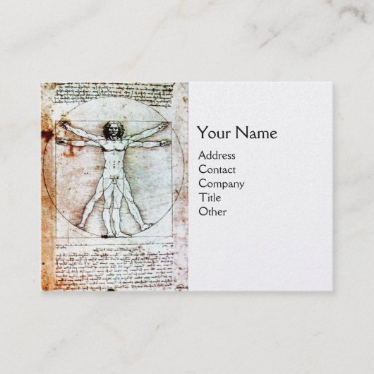 Het MAN VITRUVIAN, Witboek Visitekaartje (Voorkant)