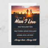 Het Man waar ik van hou | Naar het Man waar ik van Feestdagenkaart (Voorkant / Achterkant)