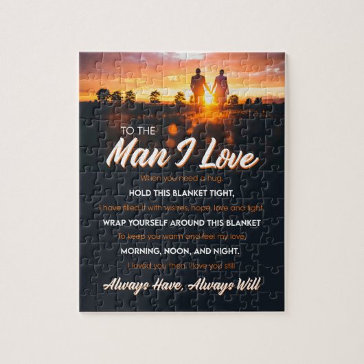 Het Man waar ik van hou | Naar het Man waar ik van Legpuzzel (Verticaal)