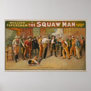 Het Man Western Drama Theater Poster