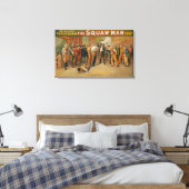 Het Man Western Drama Theater Poster Canvas Afdruk (Insitu (Slaapkamer))