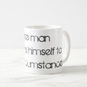 Het Man Wise past zich aan de omstandigheden aan Koffiemok (Voorkant rechts)