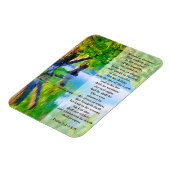 Het Man wordt afgestompt - Psalm 1:1-3 Magneet (Linkerzijde)