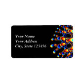 Het - Mandelbrot Fractal Art Etiket (Voorkant)