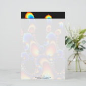 Het - Mandelbrot Fractal Briefpapier (Staand voorkant)