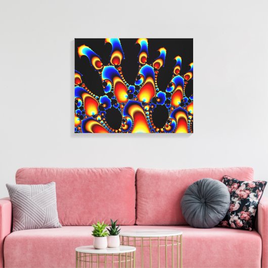 Het - Mandelbrot Fractal Canvas Afdruk (Insitu (Woonkamer))