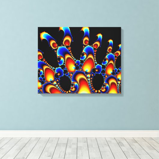 Het - Mandelbrot Fractal Canvas Afdruk (Insitu (Houten vloer))